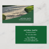 Landschaftsgestaltung den Rasen-Sorgfalt-Gärtner Visitenkarte (Vorne/Hinten)