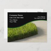 Landschaftsgestaltung der Postkarten-Beschränkung Postkarte (Vorne/Hinten)