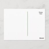 Landschaftsgestaltung der Postkarten-Beschränkung Postkarte (Rückseite)