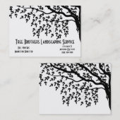 Landschaftsgestaltung der Service-Visitenkarte Visitenkarte (Vorne/Hinten)