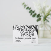 Landschaftsgestaltung der Service-Visitenkarte Visitenkarte (Stehend Vorderseite)