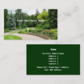 Landschaftsgestaltung der Visitenkarte (Vorne/Hinten)