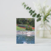 Landschaftsgestaltung der Visitenkarte (Stehend Vorderseite)