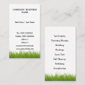 Landschaftsgestaltung der Visitenkarte (Vorne/Hinten)