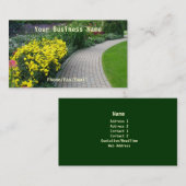 Landschaftsgestaltung der Visitenkarte (Vorne/Hinten)