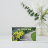 Landschaftsgestaltung der Visitenkarte (Stehend Vorderseite)