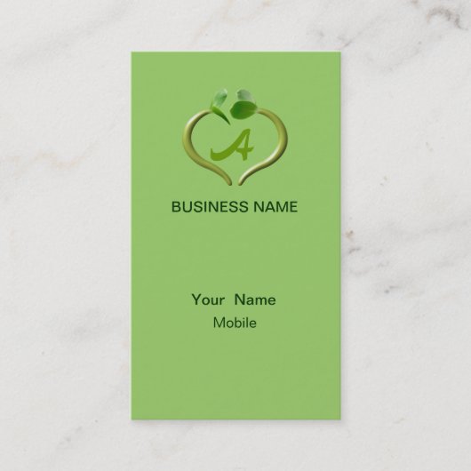 Landschaftsgestaltung der Visitenkarte (Vorderseite)