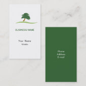 Landschaftsgestaltung der Visitenkarte (Vorne/Hinten)