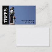 Landschaftsgestaltung der Visitenkarte-Schablone Visitenkarte (Vorne/Hinten)