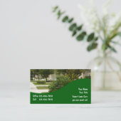 Landschaftsgestaltung der Visitenkarten Visitenkarte (Stehend Vorderseite)