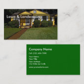 Landschaftsgestaltung der Visitenkarten Visitenkarte (Vorne/Hinten)