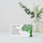Landschaftsgestaltung der Visitenkarten Visitenkarte (Stehend Vorderseite)