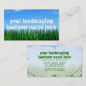 Landschaftsgestaltung des Geschäfts Visitenkarte (Vorne/Hinten)