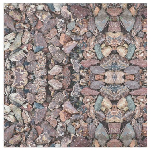 Landschaftsgestaltung des Lava-Felsen-Schutts und Stoff (Nahaufnahme)