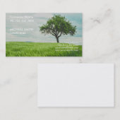 Landschaftsgestaltung des Rasen-Sorgfalt-Gärtners Visitenkarte (Vorne/Hinten)