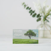 Landschaftsgestaltung des Rasen-Sorgfalt-Gärtners Visitenkarte (Stehend Vorderseite)