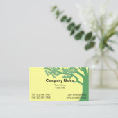 Landschaftsgestaltung die Visitenkarten NEU Visitenkarte (Stehend Vorderseite)