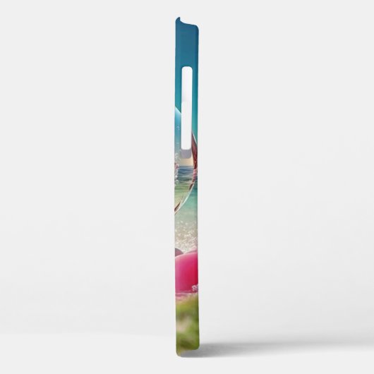 Landschaftsgestaltung mit Herz Case-Mate iPhone Hülle (Rückseite / Links)