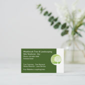 Landschaftsgestaltung und Baumarten Visitenkarte (Stehend Vorderseite)