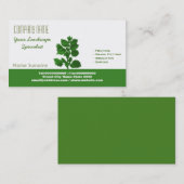 Landschaftsgestaltung und Gartenarbeit Visitenkarte (Vorne/Hinten)