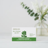 Landschaftsgestaltung und Gartenarbeit Visitenkarte (Stehend Vorderseite)