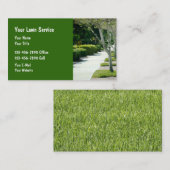 Landschaftsgestaltung und Rasen-Service Visitenkarte (Vorne/Hinten)
