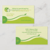 Landschaftsgestaltung und Rasen-Sorgfalt Visitenkarte (Vorne/Hinten)