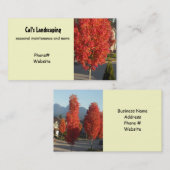 Landschaftsgestaltung Visitenkarte (Vorne/Hinten)
