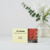 Landschaftsgestaltung Visitenkarte (Stehend Vorderseite)