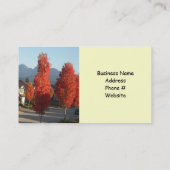 Landschaftsgestaltung Visitenkarte (Rückseite)