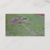 Landschaftsgestaltung von Ideen, einen Baum-Stumpf Visitenkarte (Rückseite)