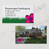 Landschaftsgestaltung von Rasen-Sorgfalt-wildes Visitenkarte (Vorne/Hinten)