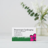 Landschaftsgestaltung von Rasen-Sorgfalt-wildes Visitenkarte (Stehend Vorderseite)