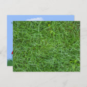 Landschaftsgestaltung von Unternehmensgras Ankündigungspostkarte (Vorne/Hinten)