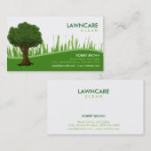 Landschaftsgestaltungs-Gärtner-Baum-Gras säubern Visitenkarte (Vorne/Hinten)