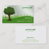 Landschaftsgestaltungs-Gärtner-Gras-Baum säubern Visitenkarte (Vorne/Hinten)