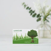 Landschaftsgestaltungs-Gärtner-Gras säubern Natur Visitenkarte (Stehend Vorderseite)