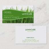 Landschaftsgestaltungs-Gärtner-Gras säubern Natur Visitenkarte (Vorne/Hinten)