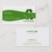 Landschaftsgestaltungs-Gärtner-Gras säubern Natur Visitenkarte (Vorne/Hinten)