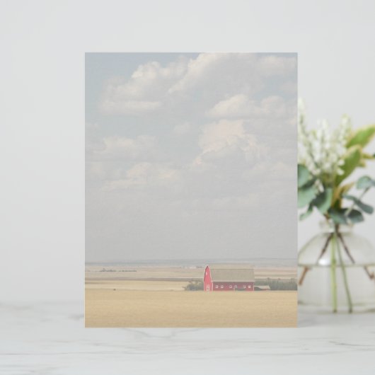 Landschaftsgestationspapier für Weizenfelder (Stehend Vorderseite)