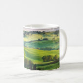 Landschaftsgrün: Hell gestrichene Ruhe Kaffeetasse (VorderseiteRechts)