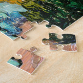 Landschaftshaus und Plowman Vincent Van Gogh Puzzle (Seite)