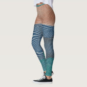 Landschaftshügel: nahtloses Muster. Leggings (Links)