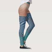 Landschaftshügel: nahtloses Muster. Leggings (Rechts)