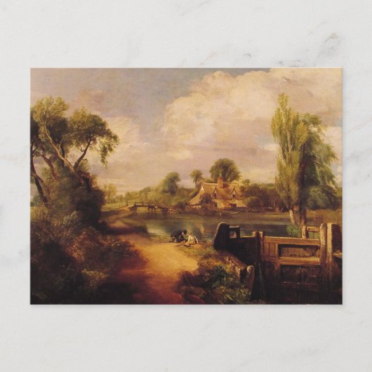 Landschaftsjunge, die von John Constable Postcard  Postkarte (Vorderseite)