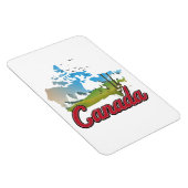 Landschaftskarte von Kanada Magnet (Rechte Seite)