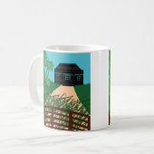 Landschaftskern Grüne Landschaft Landschaftsbild Kaffeetasse (Vorderseite Links)