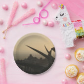 Landschaftskirchen Rücksendeadresse Pappteller (Party)