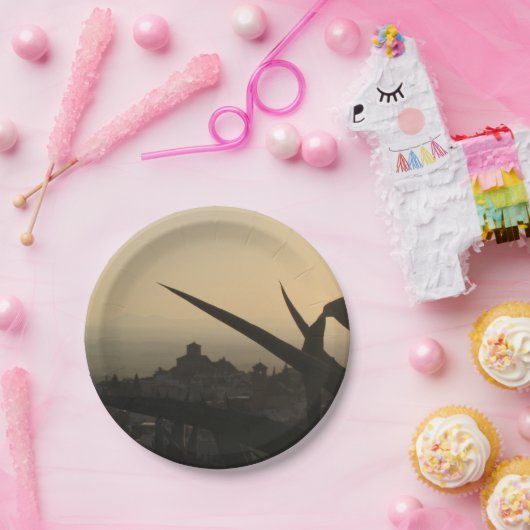 Landschaftskirchen Rücksendeadresse Pappteller (Party)