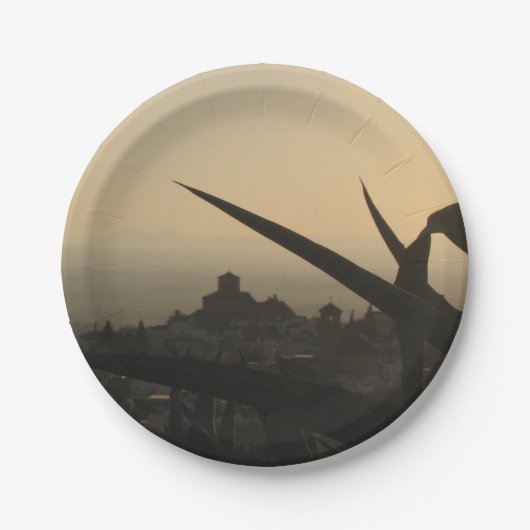 Landschaftskirchen Rücksendeadresse Pappteller (Vorderseite)